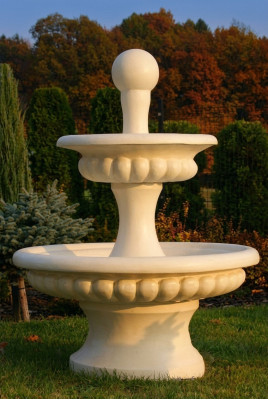 Fountain Garden Pond Well 163cm Stone Fountain Garden Fountain Fountain New
