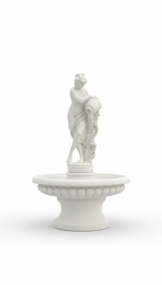 Decorative fountain, spring fountain statue 196cm, fountain decoration, garden fountain, pond