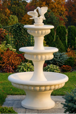 Decorative fountain, sculpture fountain, garden decoration, 186 cm, garden fountain, pond new