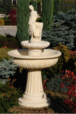Fountain Garden Pond Well 164cm Stone Fountain Garden Fountain New