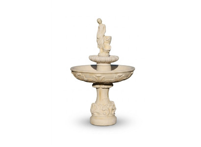 Springbrunnen Froschbrunnen Brunnen Steinbrunnen Gartenbrunnen Fontaine 165cm