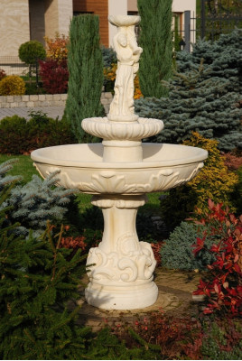 Fountain Garden Pond Fountain 165cm Stone Fountain Garden Fountain New