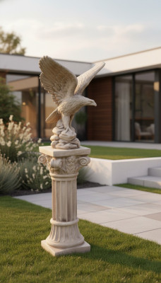 Column Figure Sculpture Figures Statue Columns Terrace Design Garden Decoration