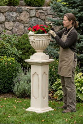 Column figure sculpture figures statue columns design garden decoration terrace