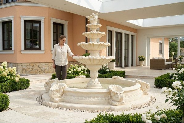 Basin Ornamental Fountain Sculpture Fountain Garden Fountain Pond City