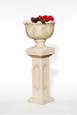 Vessel Garden Flower Basket Flowers Terrace Decoration Statue Figures Flower Box