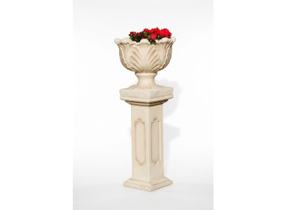 Vessel Garden Flower Basket Flowers Terrace Decoration Statue Figures Flower Box