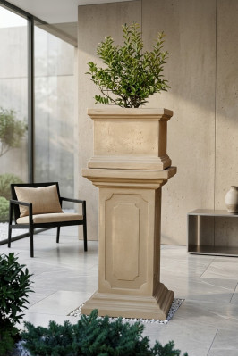Flower basket flower box flower vessel decoration statue figures garden terrace