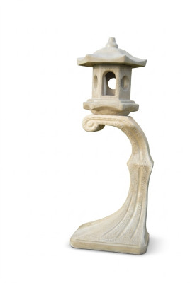 Lamp Outdoor Light Garden Terrace Stone Sculpture Figure Lamp Lighting New