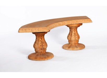Bank Bench Furniture Terrace Garden Quiet Corner Concrete Seat Bench Roman Style