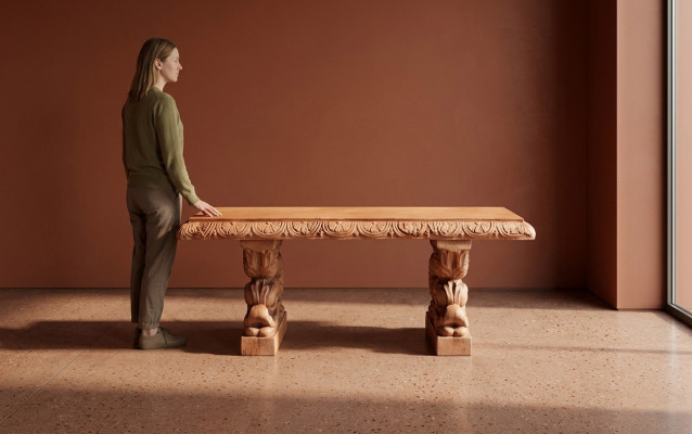 Bank bench garden quiet corner concrete seat bench style furniture