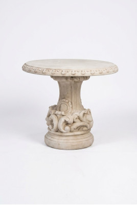 Roman style tables garden stone table round patio furniture garden furniture decoration