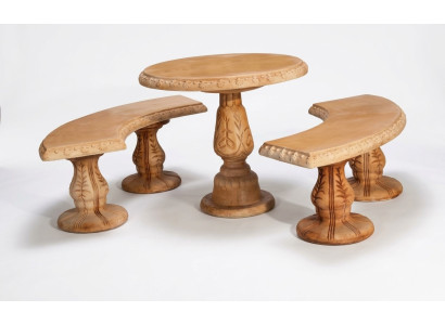 Roman style garden tables stone table round patio furniture garden furniture decoration