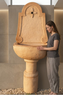 Wall fountain washbasin garden basin garden sink basin stone ALLORA