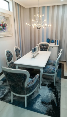 Dining table designer seat chairs chair set table + 4 chairs set dining room