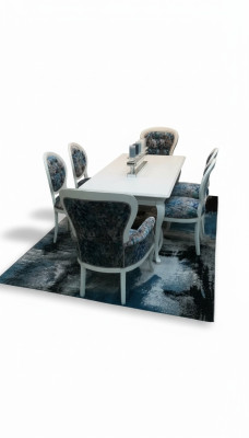 Dining table designer seat chairs chair set table + 4 chairs set dining room