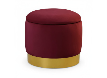 Pouf Footstool Round Seat Stool Upholstered Stool Round Chest Seat New