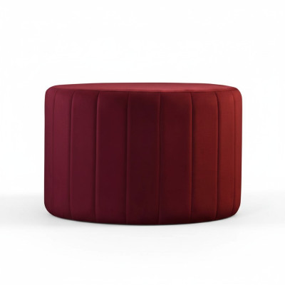 Pouf Footstool Round Seat Stool Upholstered Stool Seat Stool Bath Stool Pouf Textile