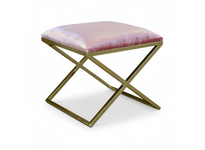 Pouf Footstool Round Seat Ottoman Upholstered Stool Seating Stool Elegant Designer New
