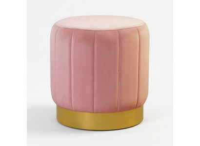 Pouf Ottoman Round Stool Upholstered Stool Seat Stool Ottoman Relax New