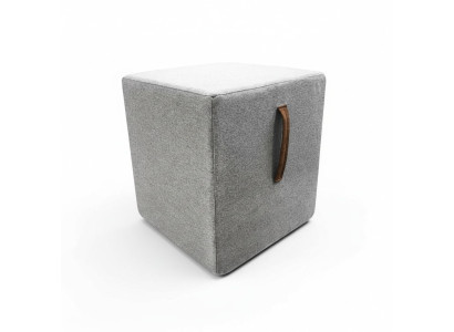 Pouf Footstool Round Stool Upholstered Stool Sitting Stool Ottoman Stool Cube New