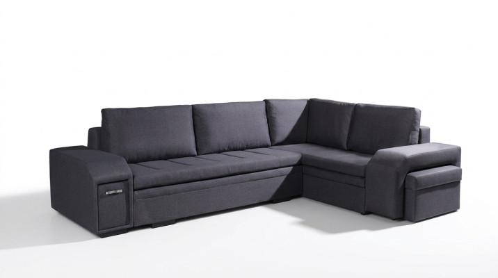 Upholstered sofa lounge sofa couch seating group living room with cushions sofa L-shape sleeping