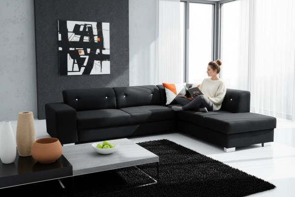 Living area corner sofa sofas bed drawer upholstered sofa couch sofa L-shape