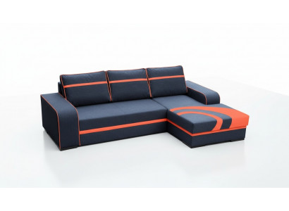 Sofa bed corner sofa with bed function and upholstery - Modern suite with sleeping function NEW