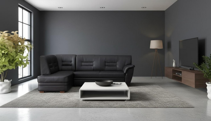 Sectional corner sofa with storage, upholstered sofa, couch, corner couch, L-shaped sofa.