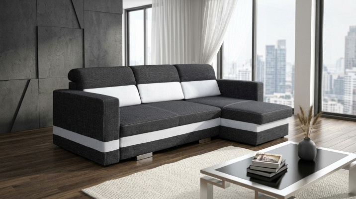 Sleeper sofa corner sofa couch upholstery corner with bed function new sleeping function set