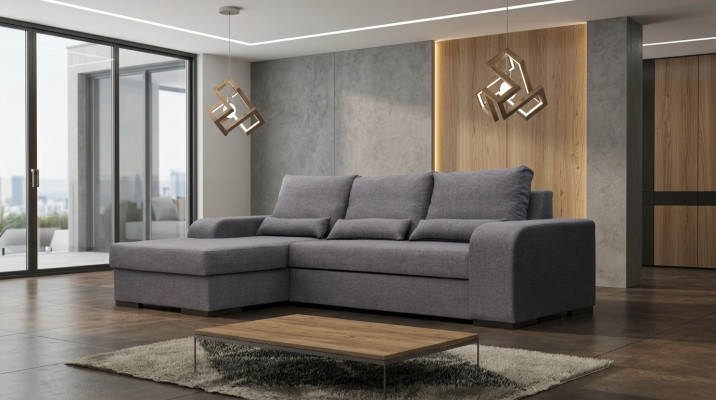 Sofa Sleeper Sofa Designer Sofa with Bed Function - Storage Box Corner Sofa Couch