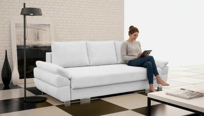 Designer 3-seater couch sofa upholstered sofas 3-seater fabric sofa bed