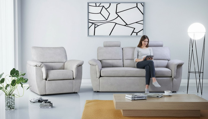 3-seater sofa couch upholstery set with bed function, sleeper sofa couch with storage, new