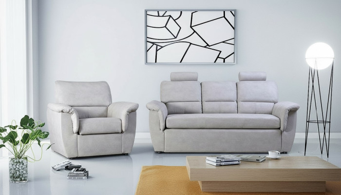 3-seater sofa couch upholstery set with bed function, sleeper sofa couch with storage, new