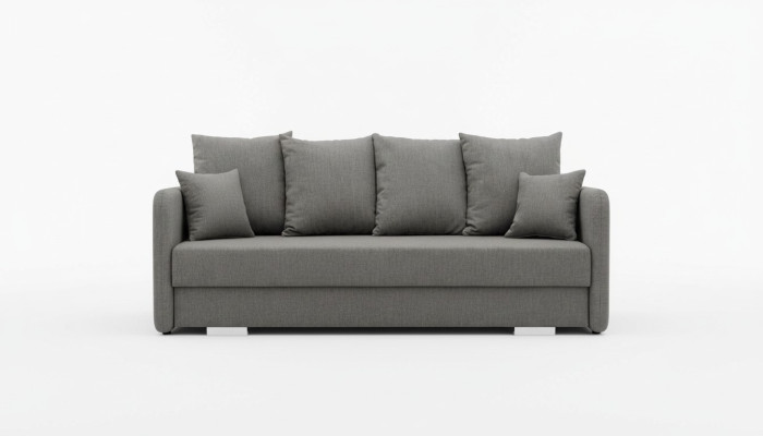 Sofa bed fabric 3-seater sofa couch textile upholstery new set with sleeping function