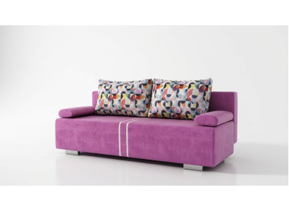 Sofa bed fabric sofa couch textile upholstery new set with bed function 3 seats
