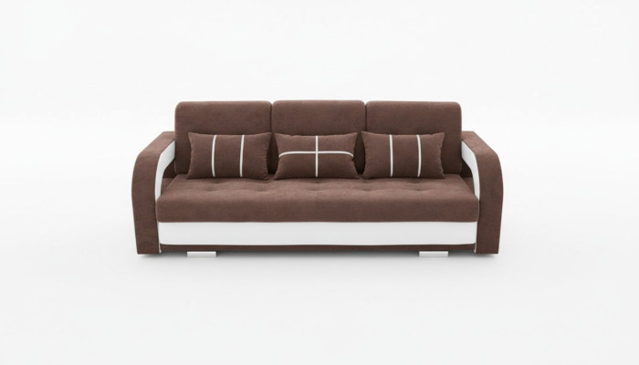 Sofa Couch Upholstery Sofas Couches Sleeper Sofa Bed Function 3-Seater + Ottoman New