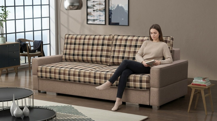Sleeper Sofa 3-Seater Large Bed Function Sleeper Sofa Sofas Couches Upholstery XXL