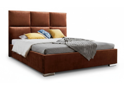 Design beds luxury velvet upholstered bed hotel double new XXL