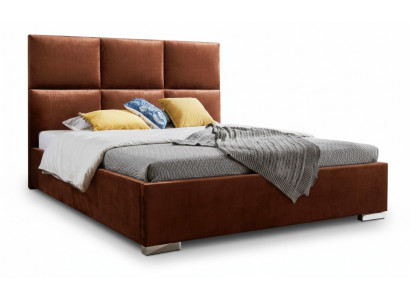 Design beds luxury velvet upholstered bed hotel double new XXL