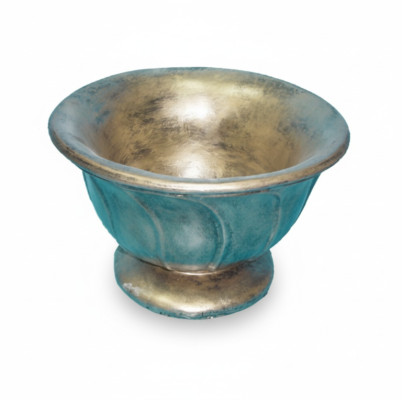Antique style flower vase vintage vases decoration pots bowl goblet turquoise green