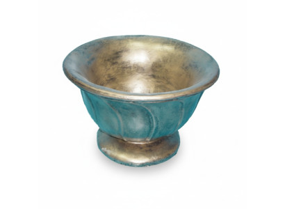 Antique style flower vase vintage vases decoration pots bowl goblet turquoise green