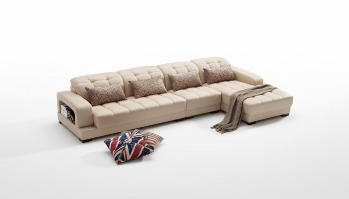 Upholstered Leather Couch Corner Sofa Landscape Sofas New Corner Suite Seating Living