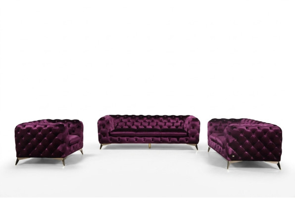 XXL Big Sofa Couch Chesterfield 3-Seater Upholstered Couches Seat Three Textile Fabric