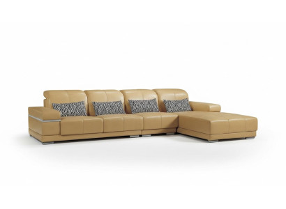 Corner sofa leather seat cushion set living room landscape sofas