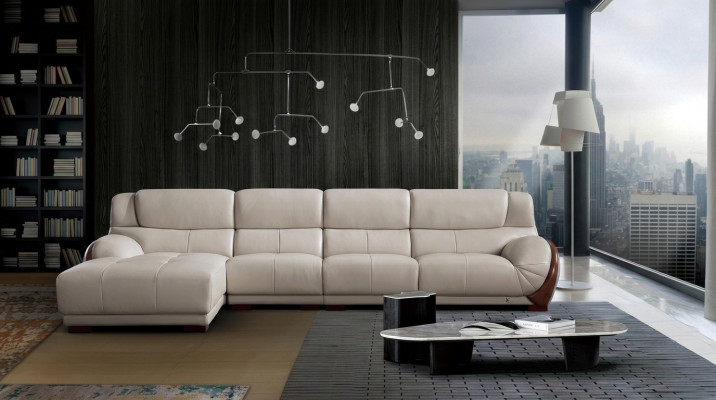 Corner sofa leather upholstery seat corner couch suite living room landscape