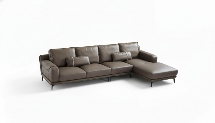 Corner sofa couch designer upholstery seat corner living landscape leather couches