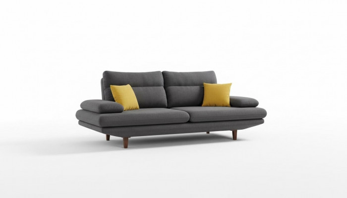 Three-seater designer sofa couch 3 seat upholstery leather couches big sofas textile new