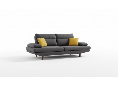 Three-seater designer sofa couch 3 seat upholstery leather couches big sofas textile new