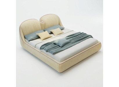 Design beds leather bed double luxury marriage modern hotel frame sleep